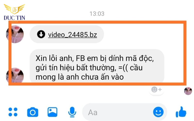 Không nên nhấp vào các tệp đính kèm không rõ nguồn gốc